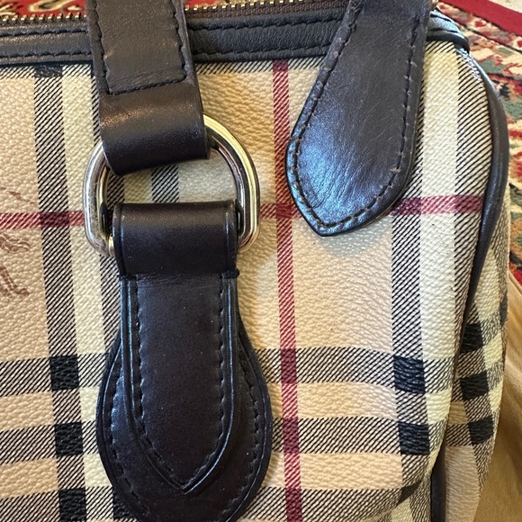 Burberry Nova Plaid Boston Bag - Picture 4 of 14